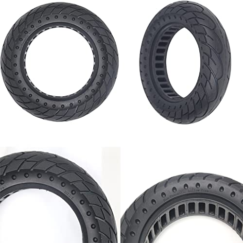 Solid Tires 10X2.5 Electric Scooter Wheels Replacement Tire Front Or Rear Honeycomb Tires Solid Hole Shock Absorber Non-Pneumatic Tire For M365/M365 Pro/1S/Pro 2 Electric Scooter (A-Type) #TOP2