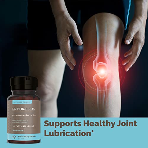 Endur-Flex Sustained Release - 500Mg Glucosamine & 200Mg Chondroitin - 200 Tablets And Endur-Acin Niacin - Vitamin B3 Niacin 500Mg Extended Release & Low-Flush, 200 Tablets #TOP5
