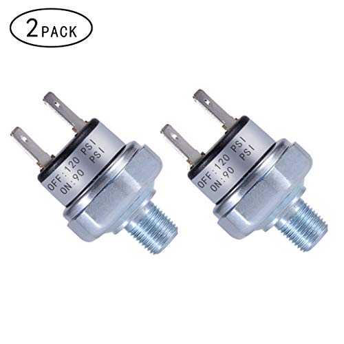 Tocyoric 90/120PSI1/8NPT Air Pressure Switch 90-120 Psi Pressure Switch 1/8"-27 Npt Dc 24V 12V Pressure Switch Air Compressor Pressure Switch 120Psi Pressure Switch 90 Psi Pressure Switch thumb #1