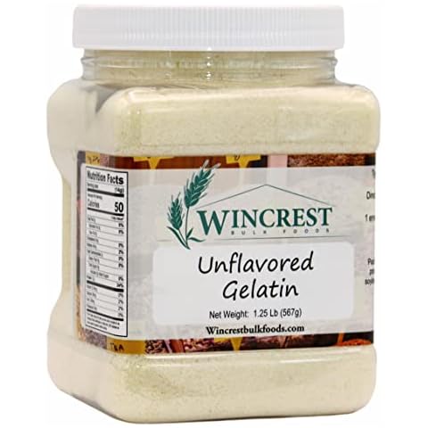 Unflavored Gelatin - 1.25 Lb (20 Oz) Tub Cover