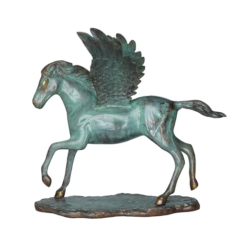 Image of Brass Horse Statue Showpiece for Home Decor, Study Table, Living Room & Office Decoration Item (10115)