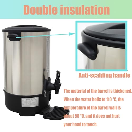 Dispensador de leche caliente 12.9L en acero inoxidable miniatura 5
