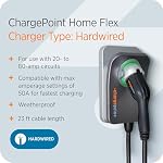 ChargePoint HomeFlex Level 2 EV Fast Charger, J1772, Smart, Hardwired, 50A - Image 4
