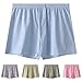 Cambkatl Men's Striped Underwear Boxers Comfort Cotton Button Fly Pajamas Sleep Shorts
