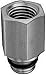 Adaptall 9035S-08-08 Series 9035S Carbon Steel Straight Adapter with Washer & O-Ring, 1/2"-14 Male BSPP x 1/2"-14 Female NPT, BSPP x NPT, Carbon Steel