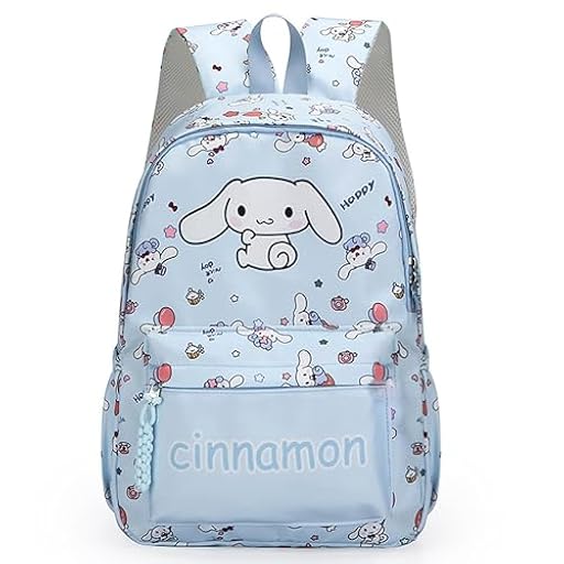 Roffatide Mochila de Animación Color Canela Estampada - Portátil, Computadora, Senderismo - Casual Con Cremallera Azul | Ya disponible en tu tienda friki favorita! En mundofriki.es!