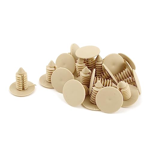 Remaches de plástico para parachoques de coche y paneles de puerta color beige