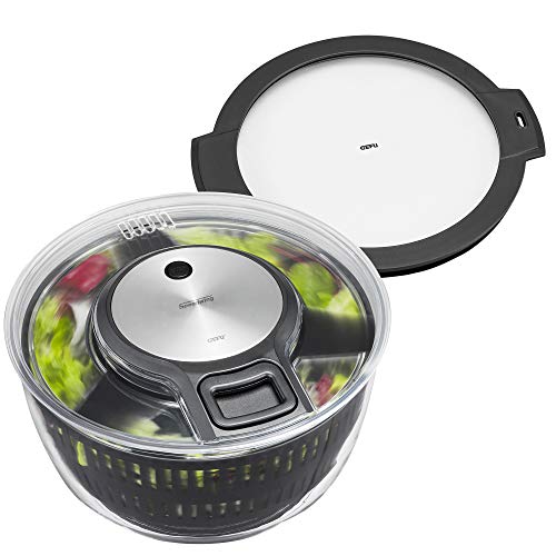 Preisvergleich Produktbild GEFU 00163 Salatschleuder SPEEDWING® + Frischhaltedeckel