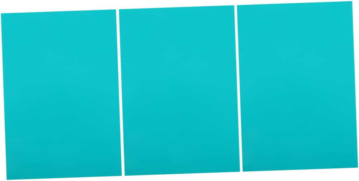 NUOBESTY 3pcs Craft Printmaking Linoleum Blocks Smooth PVC for Carving Block Printing Supplies