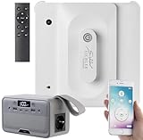 Sichler Haushaltsgeräte Fensterreinigungsset: Profi-Fensterputz-Roboter PR-040 mit 89,6-Wh-Powerstation (Fensterreinigungswerkzeug, Window Cleaner)