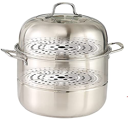 image for Large-Capacity Steamer/Soup Pot Stainless Steel Household Steaming Fis