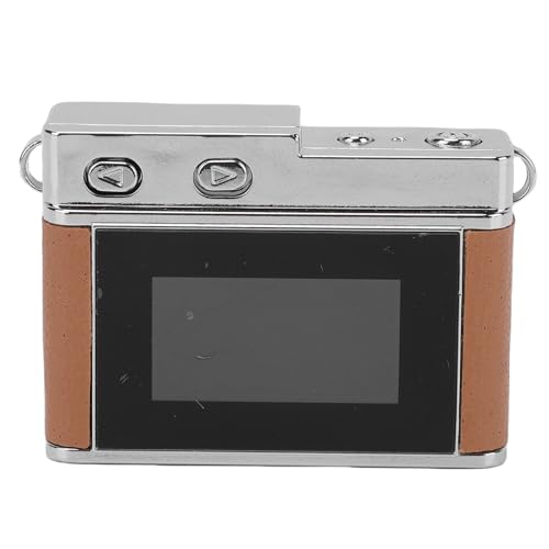 Caméra porte-clés Type C compacte 1080P avec objectif grand angle marron