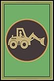  Notizbuch Baumaschine Radlader A5 120 Seiten kariert Baggerfahrer Bautagebuch: Schreibblock Baustelle Baggerfahrer Baumaschinen Geschenk Bauherr Bauarbeiter Männer Kinder Frauen Geburtstag