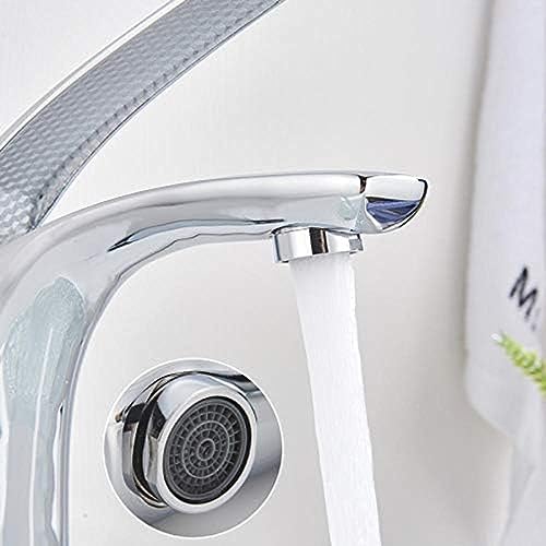 Robinet de lavabo mitigeur haut de gamme avec bec cascade design