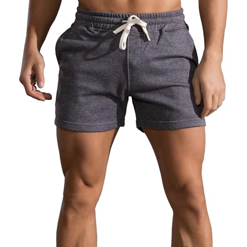 Shorts deportivos para hombres con cintura elástica miniatura 1