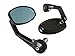 Price comparison product image Motorcycle Bar End Mirrors Convex Rear Side View Wing for 22mm 7/8 inch Handlebars including Renthal 360° Rotatable Easy Fit