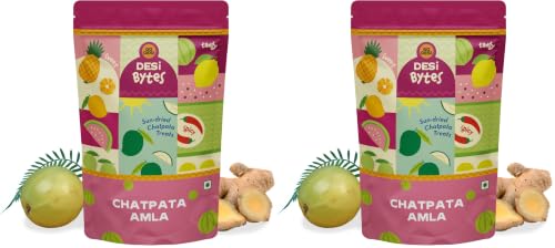 Image of GO DESi Dried Chatpata Amla Candy, 300g, Indian Gooseberry, Fruit Snacks, Mouth Freshener (Pack of 2)