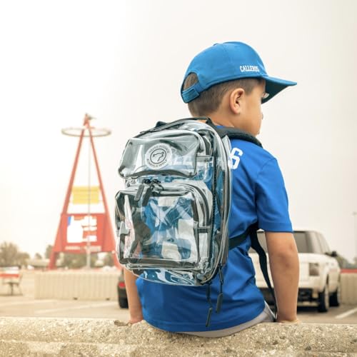 Image of WOLFpak 9L Mini Tactical Backpack for Men & Women | Compact, Small Everyday Carry Bag for Gym, School, Travel | Durable, Water-Resistant Daypack with Molle System and Patch Panel (Clear)