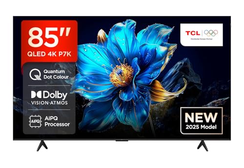 Immagine di TCL 85P7K 85” QLED 4K HDR TV, Google TV, Smart TV (Dolby Vision & Atmos, Game Master, Motion clarity, Sistema audio Onkyo 2.1)