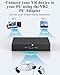 Adapter for VR2 Headset, VR2 to PC Converter for SteamVR Gaming on Windows, Stable Signal, Durable Aluminum Alloy Housing,PV2 Compatible with VR2