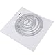 8 Stück Metall Kreis Form Stanzschablonen Metall Schneiden Schablonen Stanzformen Silber für DIY Scrapbooking Album, Schneiden Schablonen Papier Karten Sammelalbum Deko