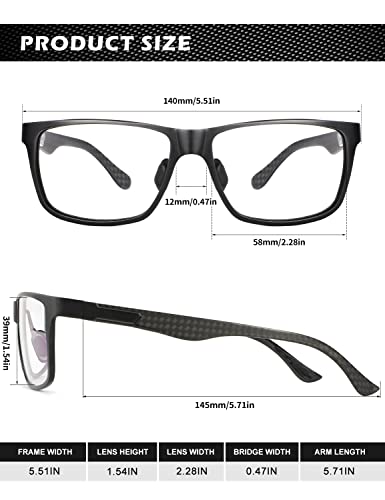ANYLUV Blue Light Blocking Gl Women Men - Computer Gaming Gl,Anti Eyestrain,Al-Mg Metal Frame Ultra Light