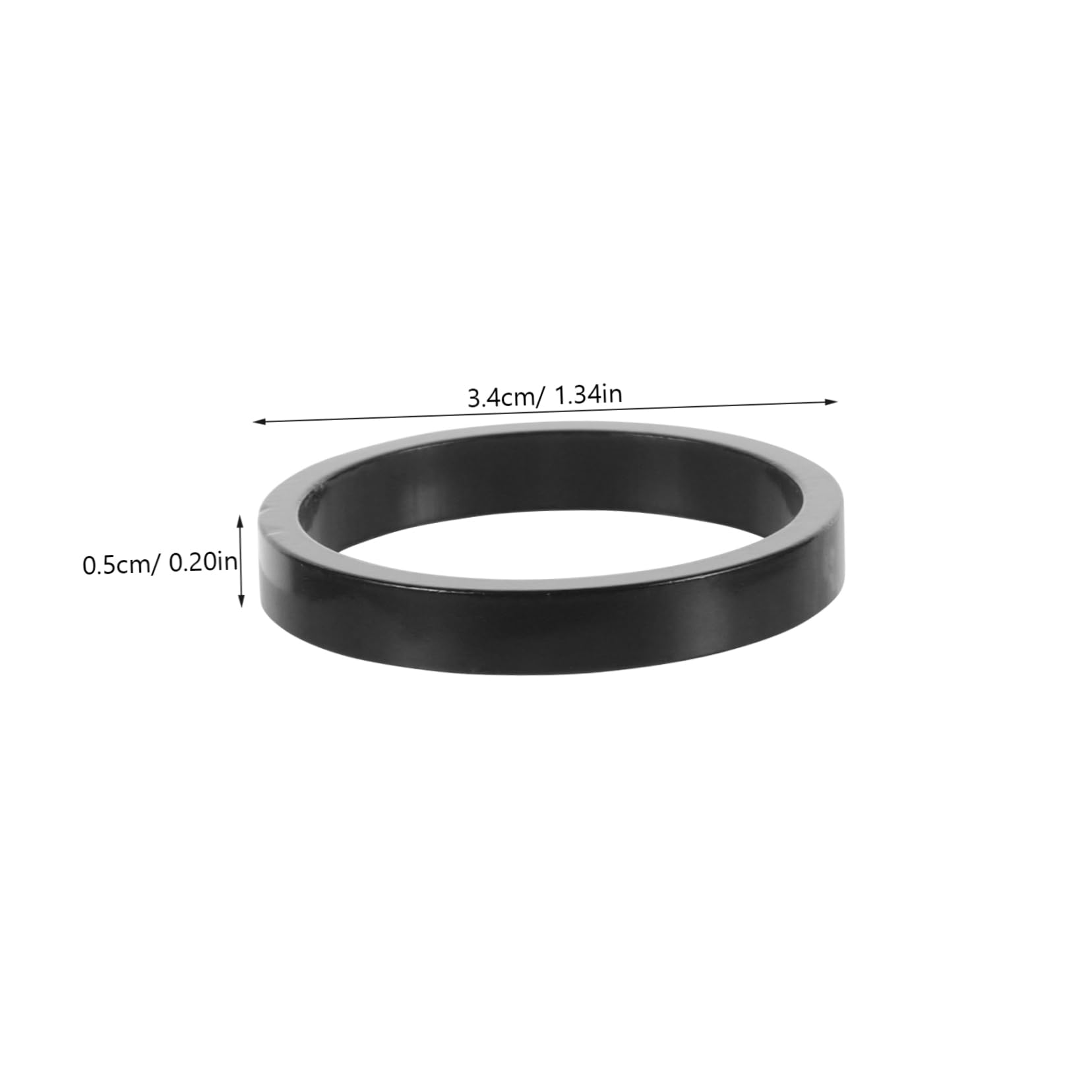 OSOLADY Mountain Bike Fork Headset Spacers 5mm Threadless Aluminum Alloy Stem Spacers Bike Front Fork Headset Gasket Stylish Handlebar Accessories