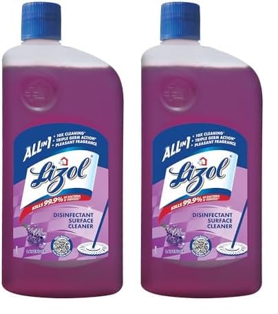 Lizol 1 Litre - Lavender, Disinfectant Surface & Floor Cleaner Li...