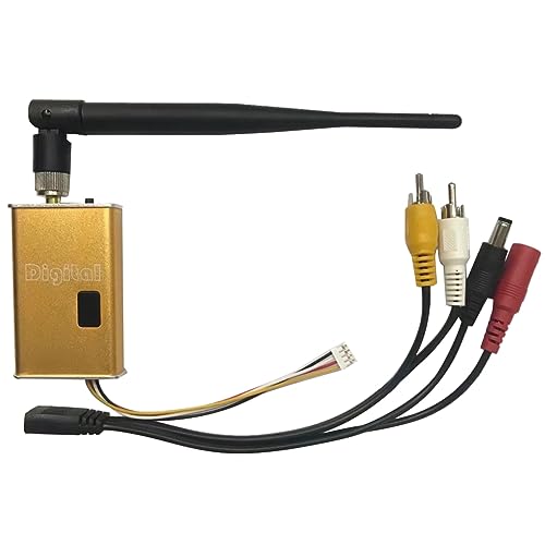 5000 MW 5 W Miniatura FPV Video Sender 1,2 G 1200 Mhz Audio Video Wireless Transmitter 30 Km Los Long Distance (Transmitter)