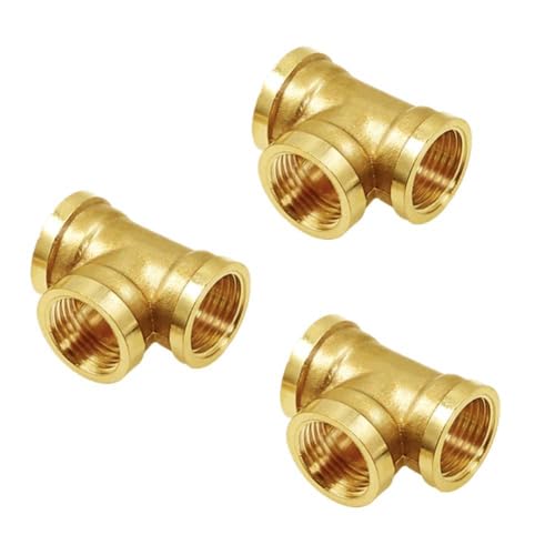 Joywayus 3PCS Brass Pipe Fittings 3/4