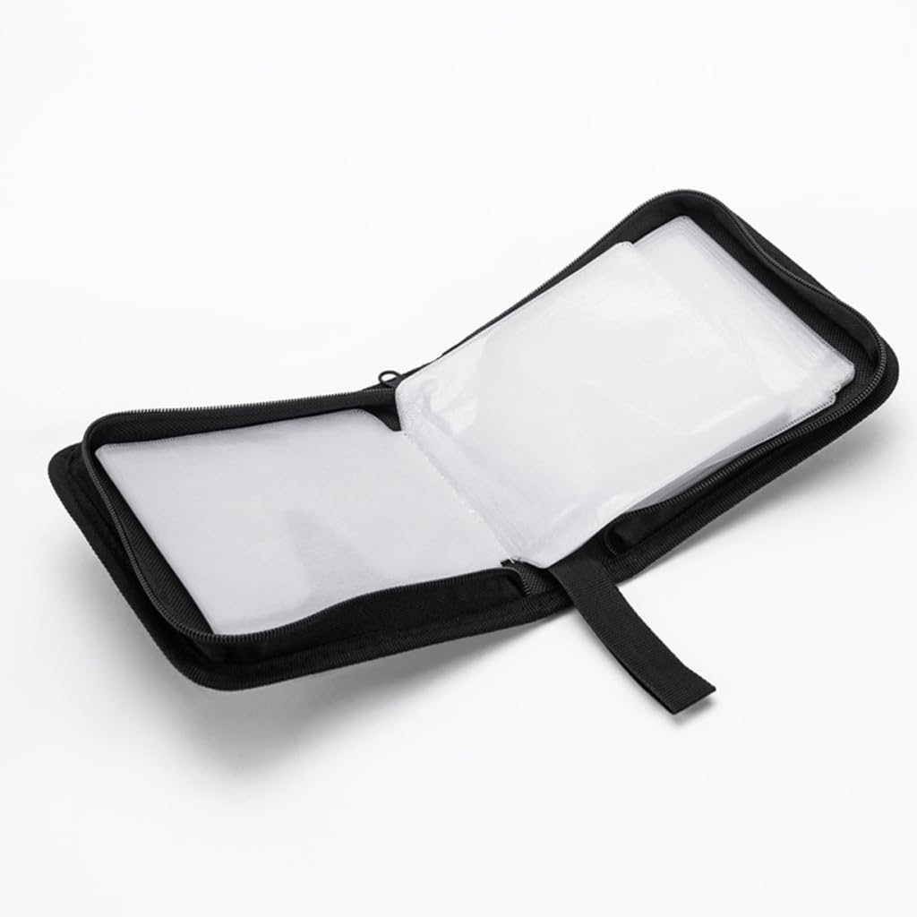 Sac de rangement pour CD de voiture en tissu Oxford avec 40 poches pour ranger vos CD en toute sécurité et organiser les amateurs de musique