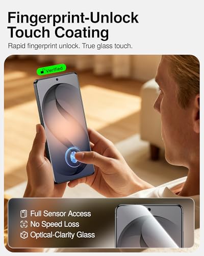 SMARTDEVIL 3 Pack Screen Protector for Samsung Galaxy S26 Plus Ultrasonic Fingerprint Anti-Shatter 9H Tempered Glass Easy Install - image 6