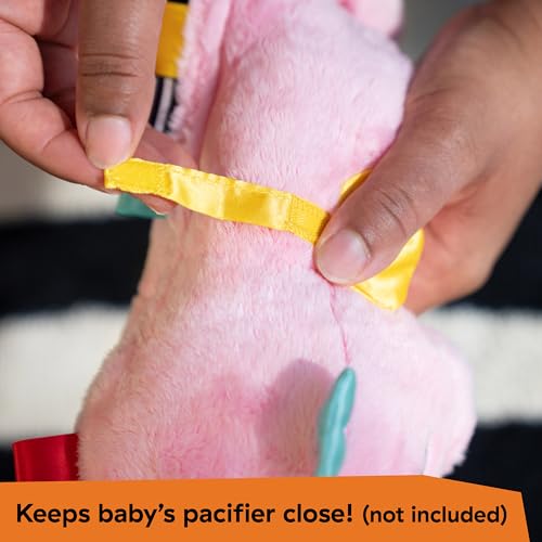 Image of Baby Einstein Sea Dreams Seahorse Plush Soother Toy, with Music and Lights, Ages 0 Months and Up, Pink