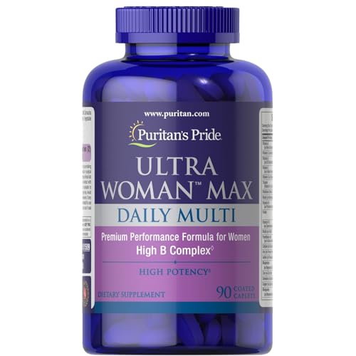 Puritan's Pride Ultra Woman Max Daily Multivitamin-90 Caplets
