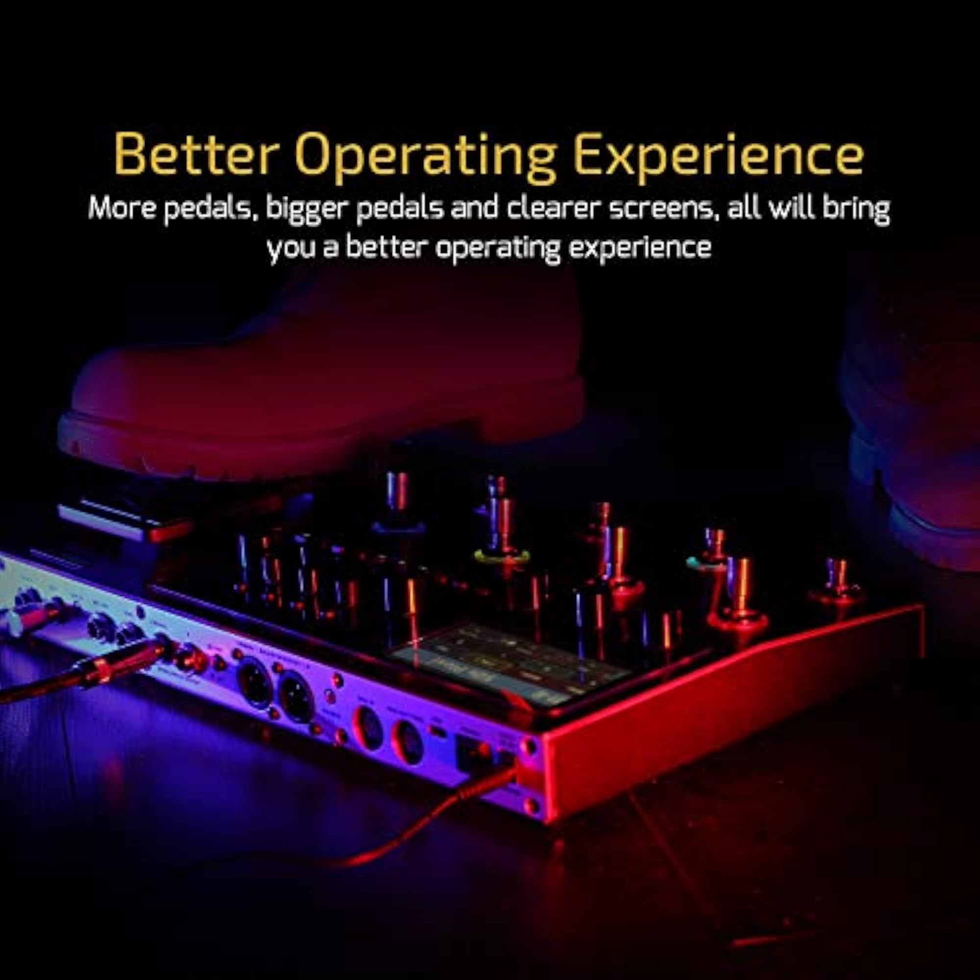 Effect Pedal Multi-Effects Guitar Bass Processor with USB Audio Interface