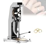 Pfps Incisore Manuale per Anelli con Disco Bifacciale per Lettere E Numeri, Macchina per Incidere Anelli da 1,5 MM a 2,0 MM per La Creazione di Gioielli Personalizzati
