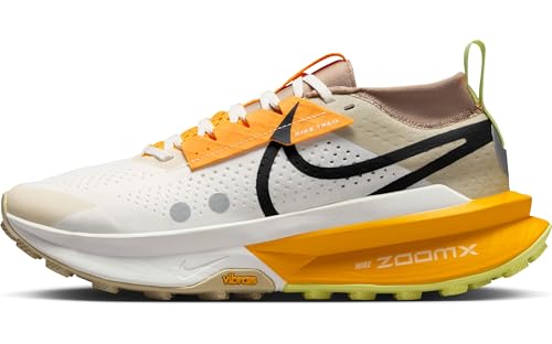 Nike Zegama 2 Women's Trail Running Shoes 'Summit White/Laser Orange/Total Orange/Black' (FD5191-005) - Size 9.5