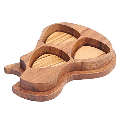 Gaeirt Étui de Support de médiator pour Guitare, Accessoire d’instrument Médiators et boîte en Bois de Haute qualité… - Les Beatles, Paul McCartney, John Lennon, RIngo Starr, George Harrison Gaeirt Étui de Support de médiator pour Guitare, Accessoire d'instrument Médiators et boîte en Bois de Haute qualité…