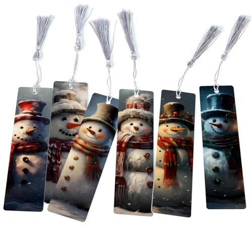Marque-page bonhomme de neige pour vos lectures cocooning au coin du feu