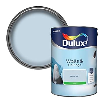 Dulux Walls & Ceilings Silk Emulsion Paint - Mineral Mist - 5L