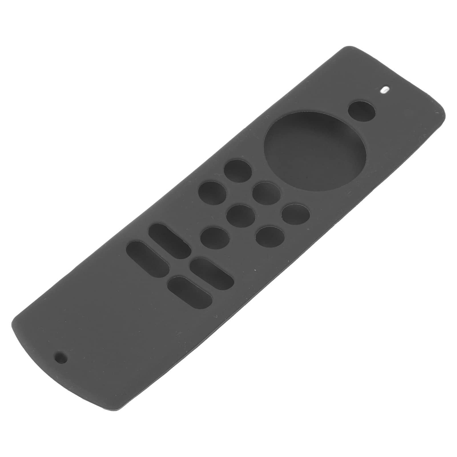Funda protectora de silicona suave antideslizante a prueba de golpes con cordón para Fire TV Stick Lite (gris oscuro)