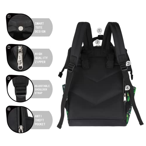 Mochila de fraldas, linda bolsa de fraldas de dinossauro, à prova d'água, bolsa de fraldas de mater