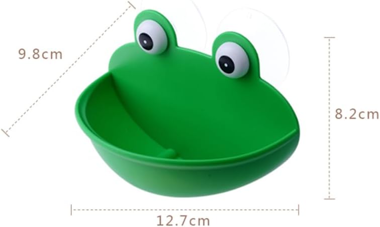 Suction Cup Soap Holder Soap Holder for Shower with Drain Hole Punch Free Dish for Bathroom and Kitchen Storage Box for Bar 4.72 X 2.75 X 3.14 in