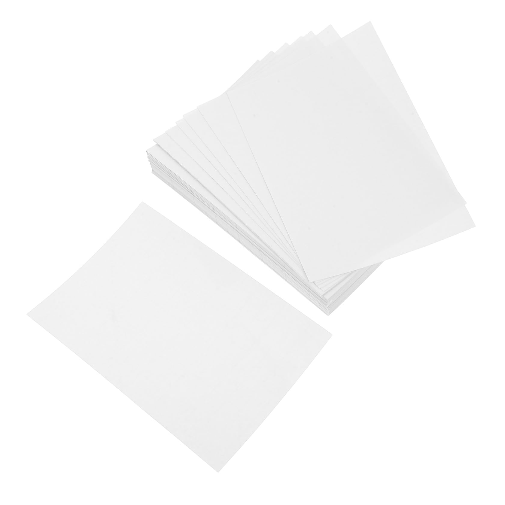 100 Stück Selbstklebende transparente Laminierfolie Schutzfolie für Fotos und Dokumente Selbsthaftende PVC Laminierblätter Einfache Anwendung für Büro und DIY