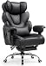 COMHOMA Big and Tall Office Chair with Upgrade Footrest, Heavy Duty Gaming Chair High Back Executive Chair with Spring Lumbar Support for Lower Back Pain Relief, 150°Reclining Adjustable Armrests