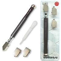 Amazon | hibikurasu ガラスカッター オイル補充 ローラータイプ