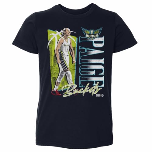 500 LEVEL Paige Bueckers Dallas Wings Paige Buckets Toddler Shirt (Navy 3T)