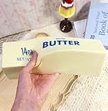 9.5 Inch Butter Squishy,Large Slow Rising Squishy，Sticky Butter Sticks Squeeze Toy,Valentine's Day Gift,Party Favor Gift