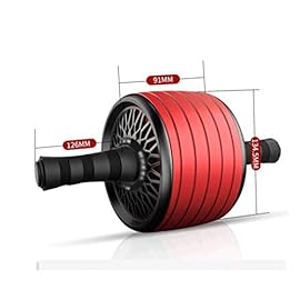 BIAJEK Ab Roller Wheel for Abs Workout Ab Abdominal Exercise Equipment with Knee Pad Gymnastics Home Gym Abdominal Trainer