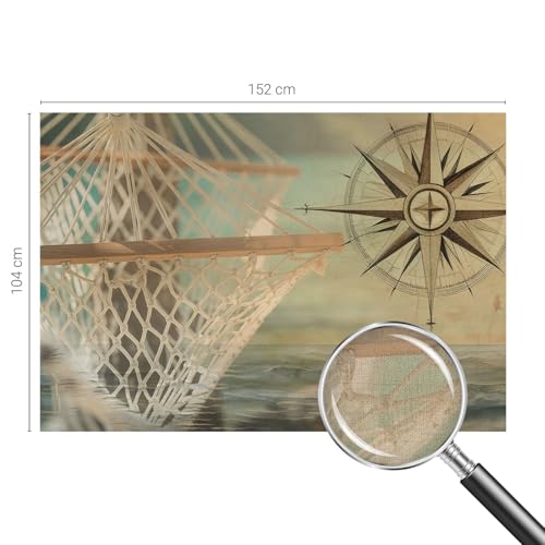 Papel pintado autoadhesivo clásica de 152x104 cm con diseño de mar para pared de salón 5